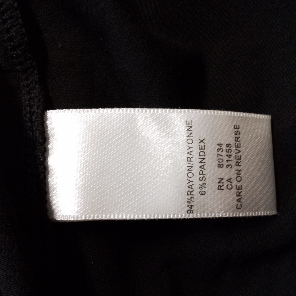 BCBGMAXAZRIA Black rayon tank sundress,  size S. - Picture 7 of 8